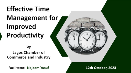 Time Management - LCCI Oct 2023